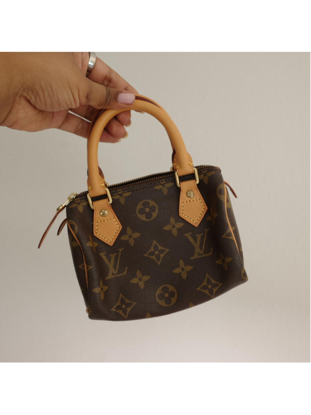 LOUIS VUITTON Monogram Vintage Nano Speedy